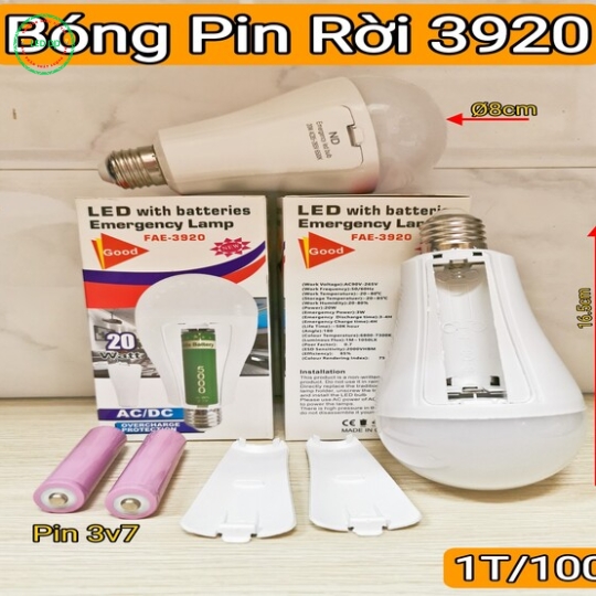 BÓNG PIN RỜI 3920