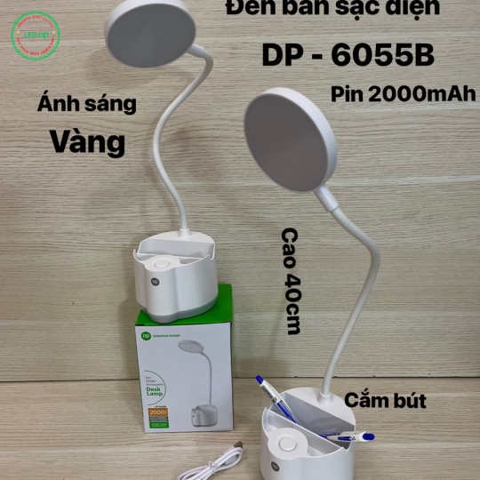 ĐÈN BÀN SẠC DP 6055B