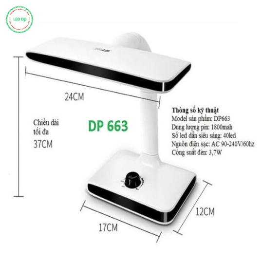 Đèn led gia dụng đa năng để bàn- DP 663
